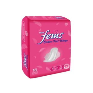 Fems Cotton Feel Wings 16Pk