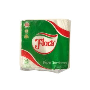 Flora Paper Serviettes 50 Sheets