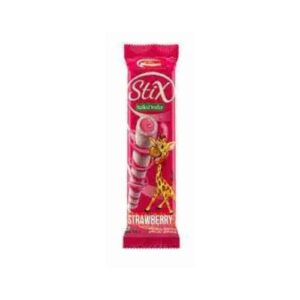 Munchee Stix Rolled Wafer Strawberry 20G